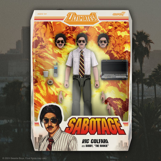 Vic Colfari (Beasties Boys: Sabotage) Super7 Ultimates 7' Figure