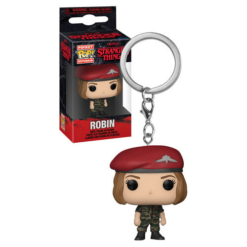 Stranger Things: Pocket Pop! Vinyl Keychain: Robin (Hunter Outfit)