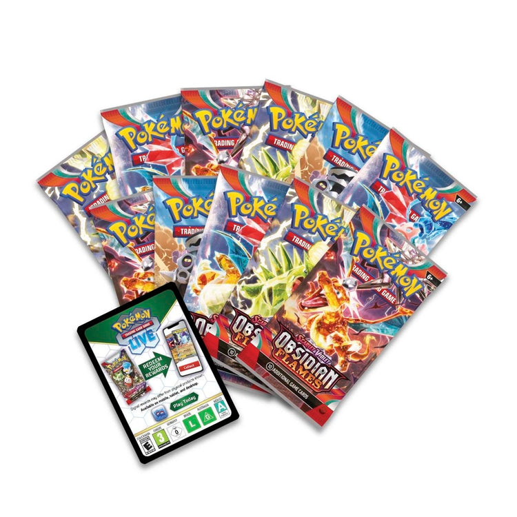 Pokemon TCG: Scarlet & Violet - Obsidian Flames Elite Tainer Box