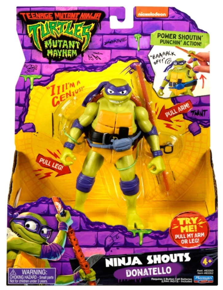 Donatello (Teenage Mutant Ninja Turtles) Ninja Shouts Figure