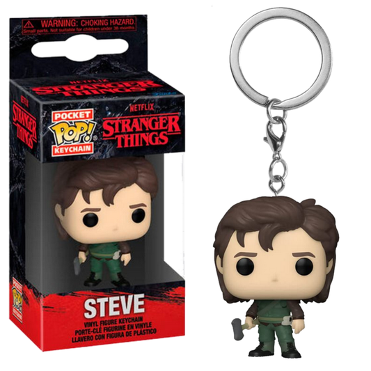 Stranger Things: Pocket Pop! Vinyl Keychain: Steve (Hunter Outfit)