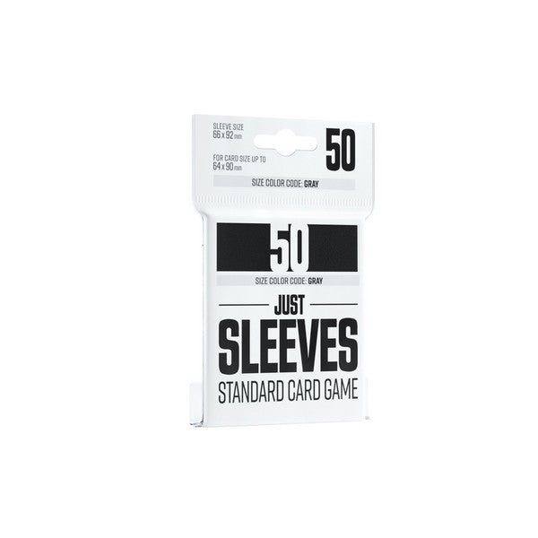 Gamegenic Just Sleeves: Standard Card Game Size - Black (50)