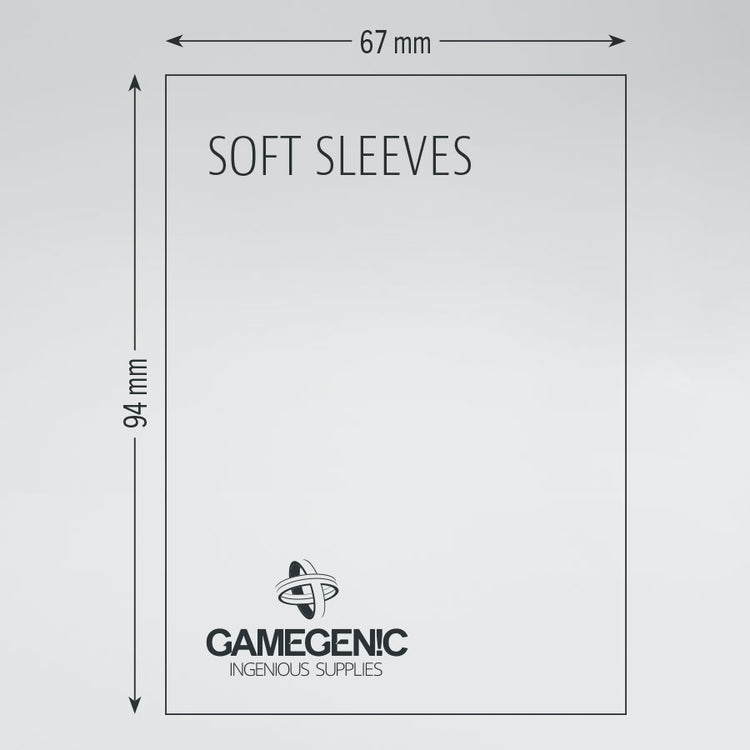 Gamegenic Soft Sleeves - Standard Size (100)