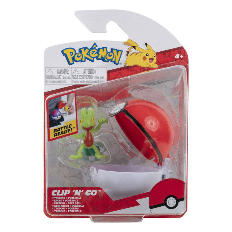 Pokémon Clip 'n' Go Poké Ball & Figure: Treecko